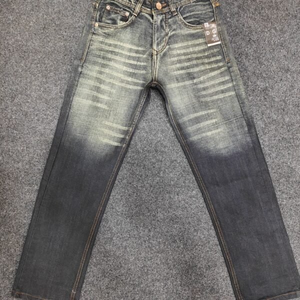 Men’s Faded Blue Bootcut Denim Jeans