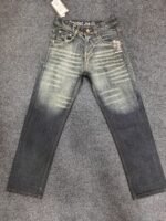 Men’s Faded Blue Bootcut Denim Jeans