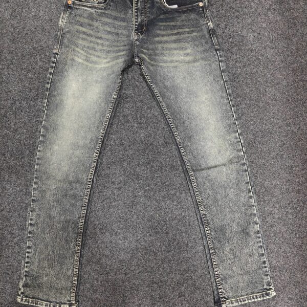 Men’s Washed Black Regular Fit Jeans