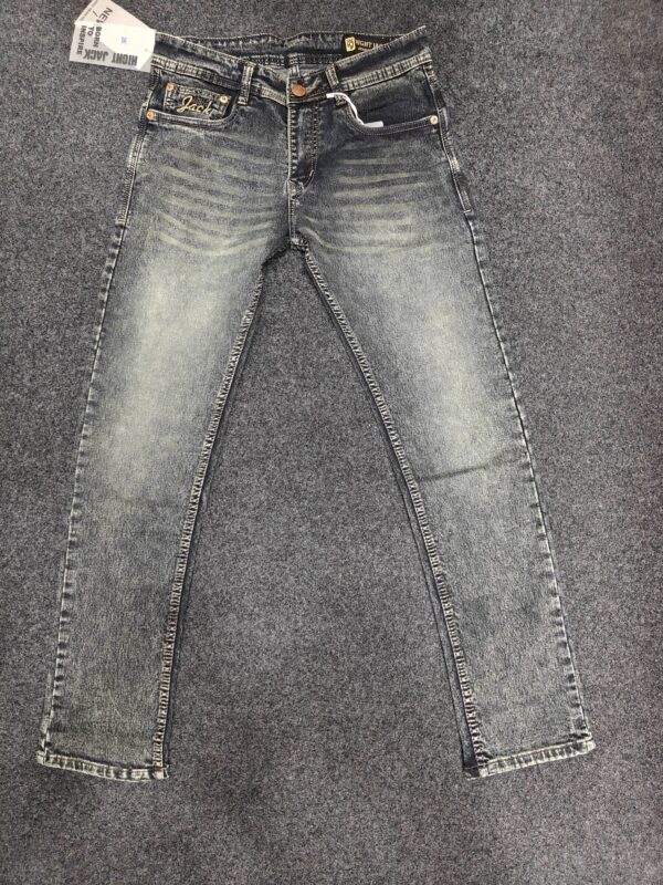 Men’s Washed Black Regular Fit Jeans