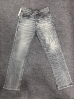 Men’s Ash Grey Washed Regular Fit Jeans