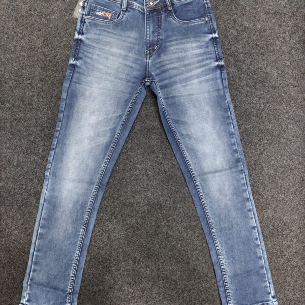 Men’s Light Blue Faded Regular Fit Jeans