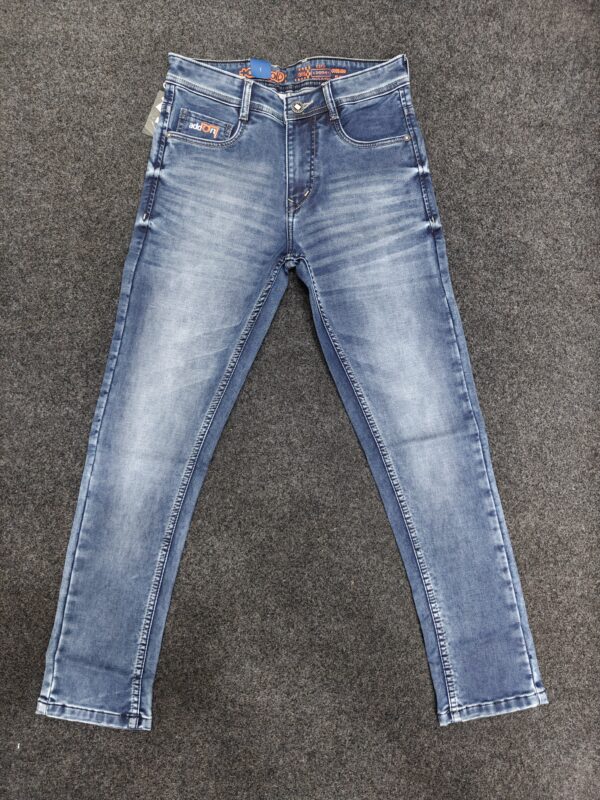 Men’s Light Blue Faded Regular Fit Jeans