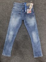 Men’s Light Blue Faded Regular Fit Jeans