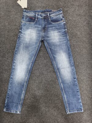 Men’s Faded Blue Regular Fit Jeans