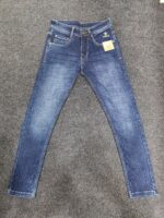 Men’s Dark Blue Washed Regular Fit Jeans