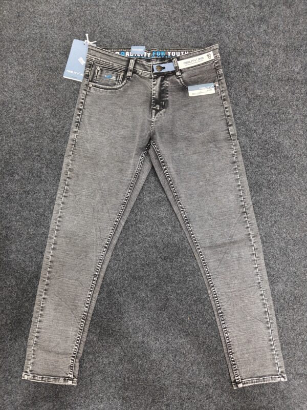 Men’s Steel Grey Regular Jeans