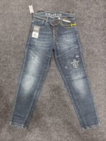 Men’s Steel Blue Washed Regular Denim Jeans