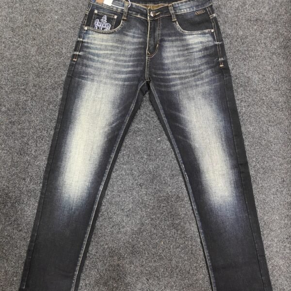 Men’s Dark Indigo black Washed Jeans