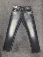 Men’s Dark Indigo black Washed Jeans