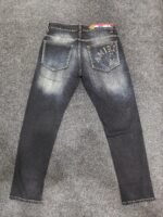 Men’s Dark Indigo black Washed Jeans