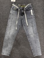 Men’s Korean Fit Dual Tone Washed Regular Denim Jeans