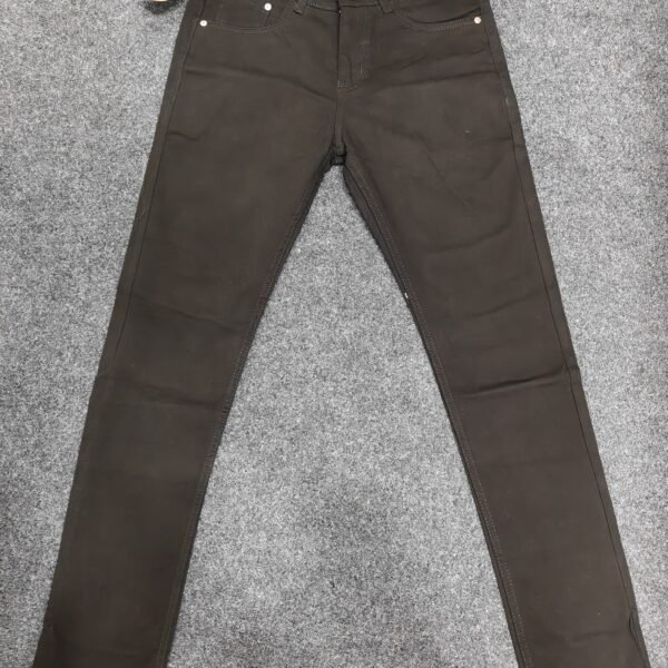 Men’s Solid Black Regular Denim Jeans