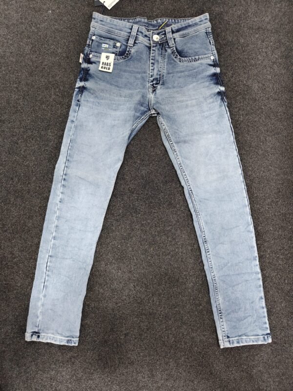 Men’s Contrast Pocket dual Regular Denim Jeans