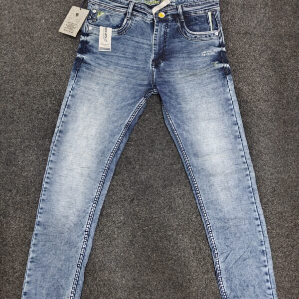 Men’s Contrast Pocket dual Regular Denim Jeans