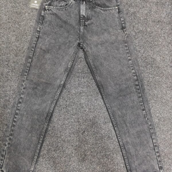 Men’s Stone Grey Washed Regular Denim Jeans