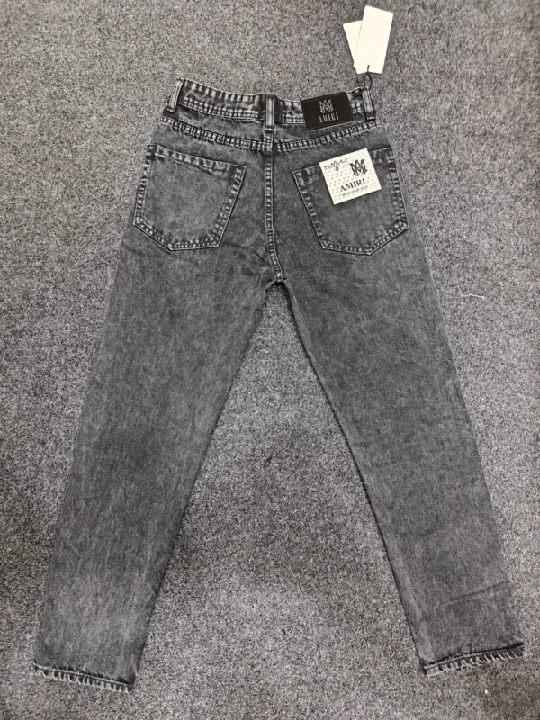 Men’s Stone Grey Washed Regular Denim Jeans
