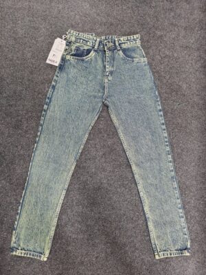 Men’s Mist Blue Washed Regular Denim Jeans