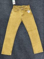 Men’s Mustard Grain Straight Fit Denim Jeans