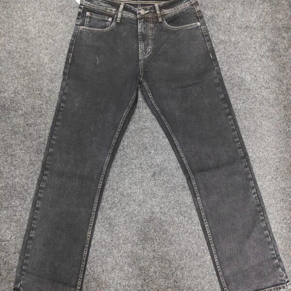 Men’s Midnight Coal Straight Fit Denim Jeans
