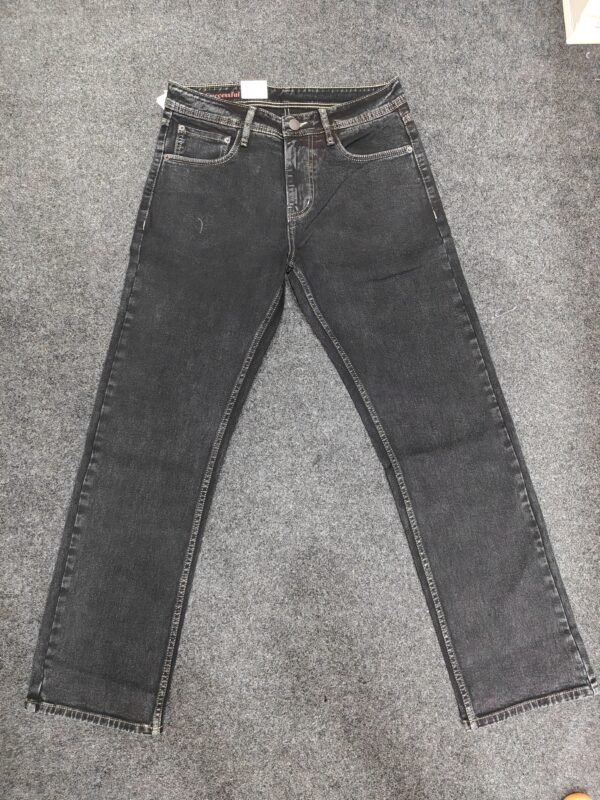 Men’s Midnight Coal Straight Fit Denim Jeans