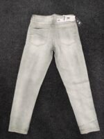 Men’s Ice Wash Ripped Regular Denim Jeans