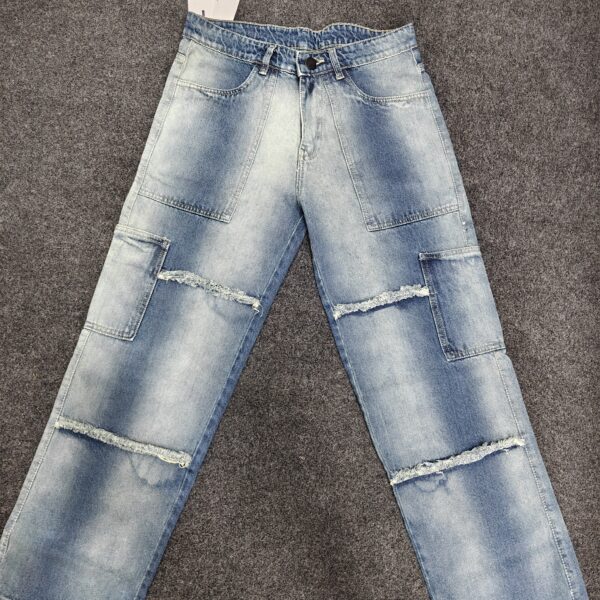 Men’s Urban Fade Utility Straight Fit Denim Jeans