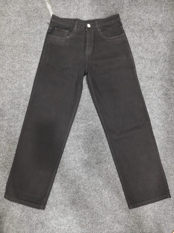 Men’s Jet Noir Straight Fit Denim Jeans
