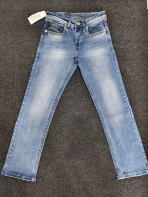 Men’s Light Blue Bootcut Denim Jeans