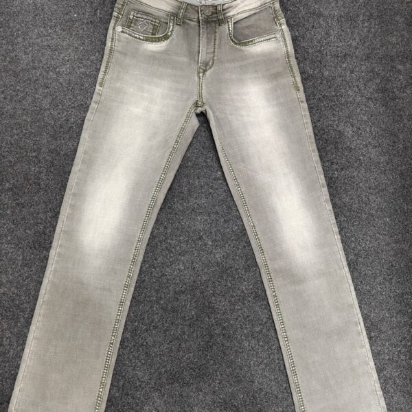 Men’s Ash Grey Bootcut Denim Jeans