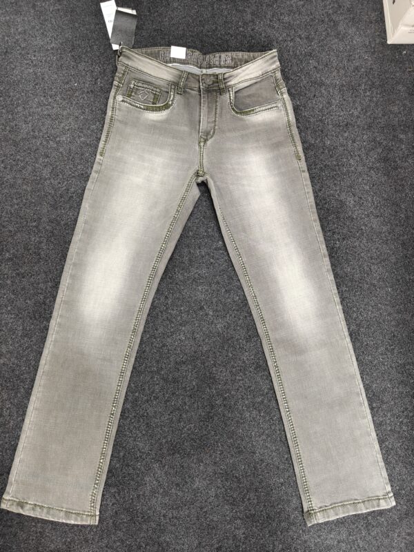 Men’s Ash Grey Bootcut Denim Jeans
