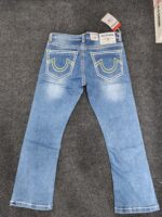 Men’s Vintage Wash Blue Bootcut Jeans