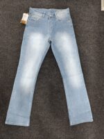Men’s Ice Blue Faded Bootcut Jeans