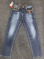 Men’s Indigo Fade Designer Bootcut Jeans