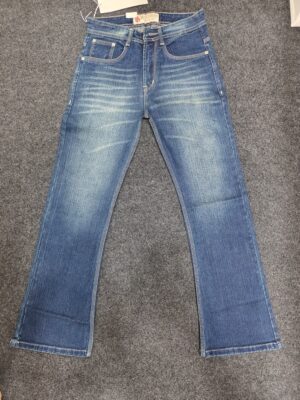 Men’s Mid Blue Classic Washed Bootcut Jeans