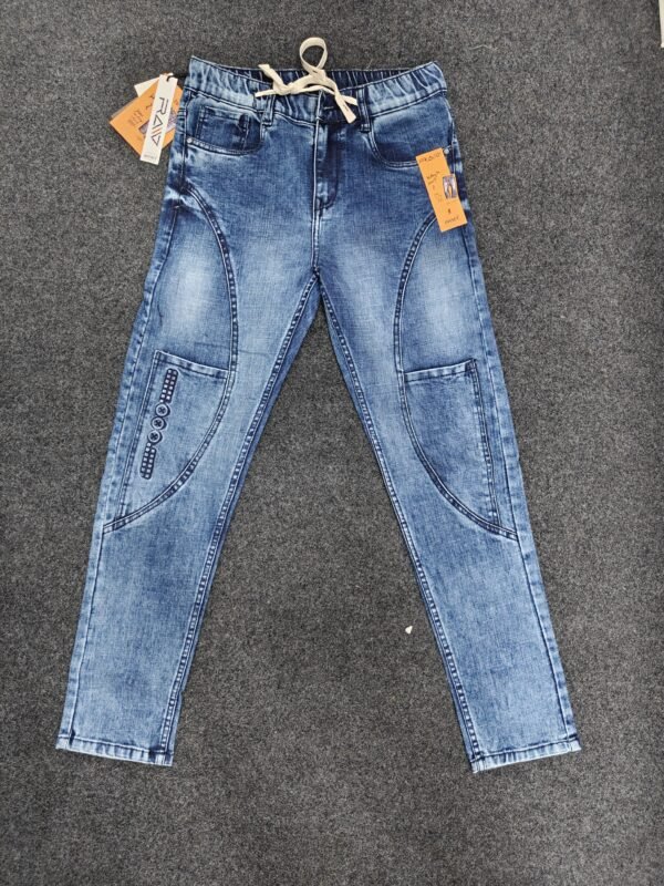 Honey Jeans Mom Fit Jeans - Stylish Washed Denim
