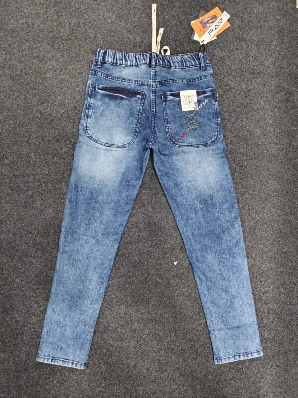 Honey Jeans Mom Fit Jeans - Stylish Washed Denim