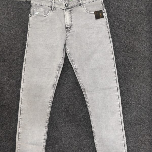 Men’s Mist Silver Easy Fit Denim Jeans