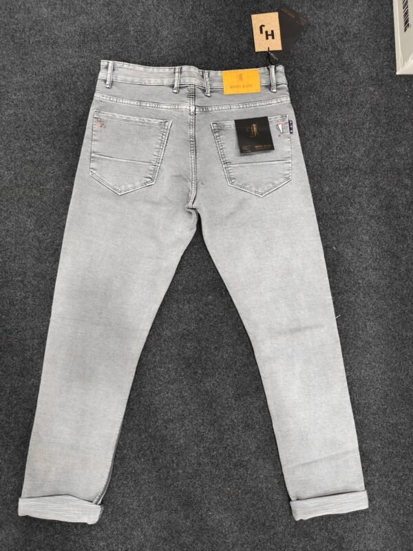 Men’s Mist Silver Easy Fit Denim Jeans