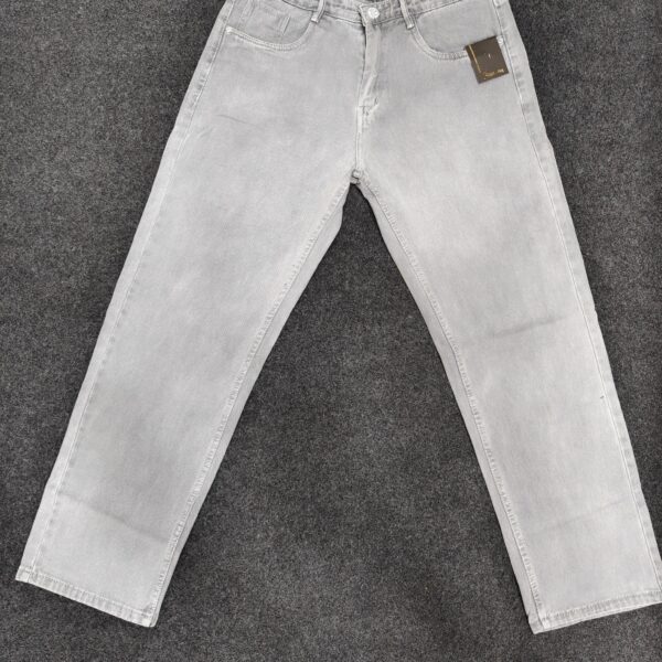 Men’s Cloud Grey Baggy Denim Jeans