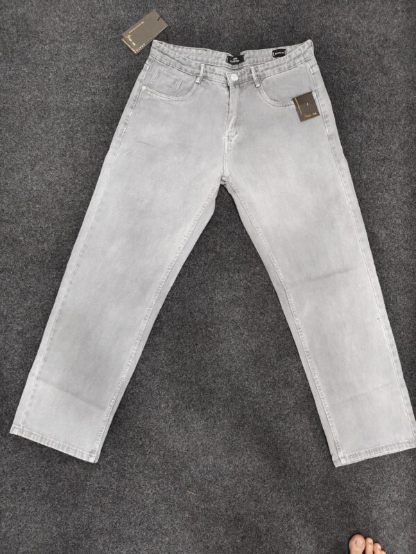 Men’s Cloud Grey Baggy Denim Jeans