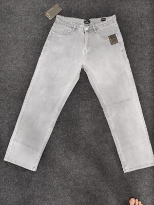 Men’s Cloud Grey Baggy Denim Jeans