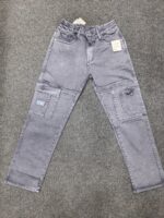 Men’s Stone Grey Washed Pocket Jogger Pants