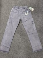 Men’s Stone Grey Washed Pocket Jogger Pants