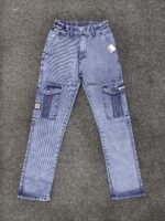 Men’s Ice Blue Washed Utility Jogger Pants