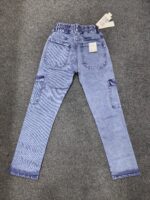 Men’s Ice Blue Washed Utility Jogger Pants