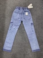 Men’s Ice Blue Washed Utility Jogger Pants