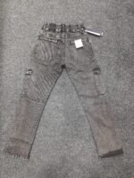 Men’s Washed Black Utility Pocket Jogger Pants