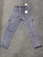 Men’s Charcoal Grey Washed Utility Pocket Jogger Pants