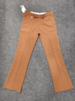 Men’s Rust Brown Bootcut Formal Trousers